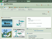 Tablet Screenshot of mlaatrscribbles.deviantart.com