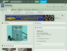 Tablet Screenshot of ampenizer.deviantart.com