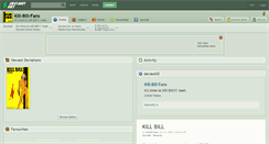 Desktop Screenshot of kill-bill-fans.deviantart.com