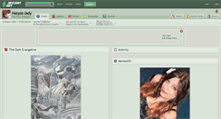 Desktop Screenshot of harpie-lady.deviantart.com