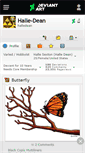 Mobile Screenshot of halle-dean.deviantart.com