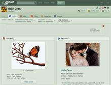 Tablet Screenshot of halle-dean.deviantart.com