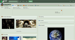 Desktop Screenshot of immortal24.deviantart.com