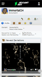 Mobile Screenshot of immortal24.deviantart.com