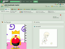 Tablet Screenshot of pink-keyblade-master.deviantart.com