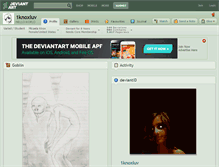 Tablet Screenshot of 1knoxluv.deviantart.com