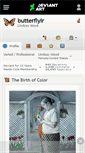 Mobile Screenshot of butterflylr.deviantart.com