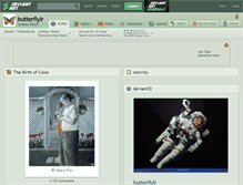Tablet Screenshot of butterflylr.deviantart.com