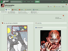 Tablet Screenshot of johnnycasino.deviantart.com