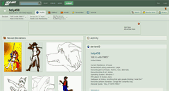 Desktop Screenshot of holy458.deviantart.com