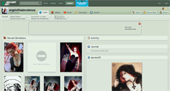 Desktop Screenshot of angelofmalevolence.deviantart.com
