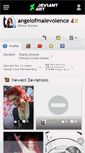 Mobile Screenshot of angelofmalevolence.deviantart.com