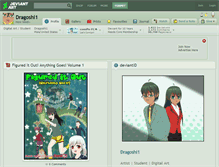 Tablet Screenshot of dragoshi1.deviantart.com
