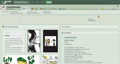 Desktop Screenshot of curlyextension.deviantart.com