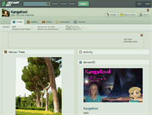 Tablet Screenshot of kangakool.deviantart.com