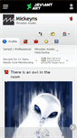 Mobile Screenshot of mickeyns.deviantart.com