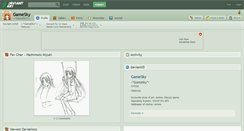 Desktop Screenshot of gamesky.deviantart.com