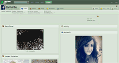 Desktop Screenshot of daemonika.deviantart.com