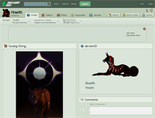 Tablet Screenshot of hraeth.deviantart.com