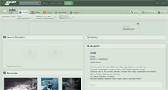 Desktop Screenshot of mjkk.deviantart.com