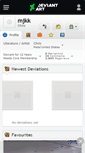 Mobile Screenshot of mjkk.deviantart.com
