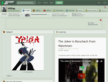Tablet Screenshot of nilihas.deviantart.com