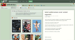 Desktop Screenshot of comic-art-inc.deviantart.com