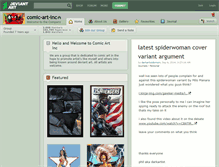 Tablet Screenshot of comic-art-inc.deviantart.com