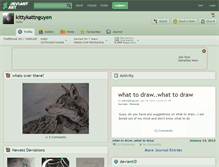 Tablet Screenshot of kittykattnguyen.deviantart.com