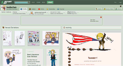 Desktop Screenshot of bodiechan.deviantart.com