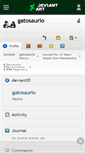 Mobile Screenshot of gatosaurio.deviantart.com