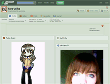 Tablet Screenshot of kora-uciha.deviantart.com