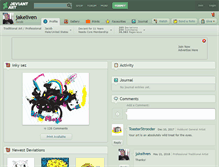 Tablet Screenshot of jakeliven.deviantart.com