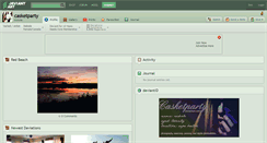 Desktop Screenshot of casketparty.deviantart.com