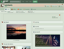 Tablet Screenshot of casketparty.deviantart.com