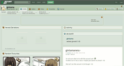 Desktop Screenshot of gintama.deviantart.com