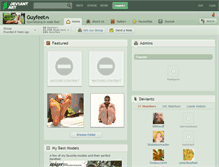 Tablet Screenshot of guyfeet.deviantart.com