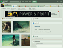 Tablet Screenshot of cashboxx.deviantart.com