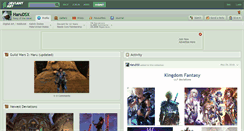 Desktop Screenshot of harudsx.deviantart.com