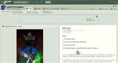 Desktop Screenshot of ladyofthedragons.deviantart.com