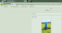 Desktop Screenshot of butterflyhinata.deviantart.com