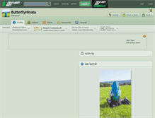 Tablet Screenshot of butterflyhinata.deviantart.com