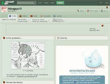 Tablet Screenshot of hitsugaya15.deviantart.com