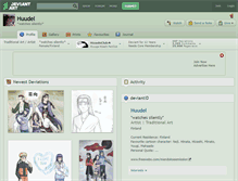 Tablet Screenshot of huudel.deviantart.com