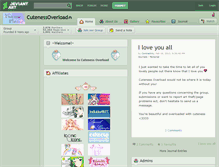 Tablet Screenshot of cutenessoverload.deviantart.com