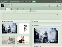 Tablet Screenshot of dexter13-sk.deviantart.com