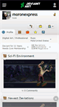 Mobile Screenshot of moronexpress.deviantart.com
