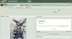 Desktop Screenshot of bibble.deviantart.com