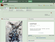 Tablet Screenshot of bibble.deviantart.com