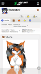 Mobile Screenshot of foxtrot20.deviantart.com